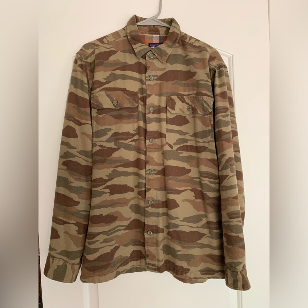 Patagonia flannel shirt camo